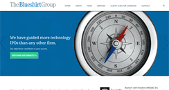 Desktop Screenshot of blueshirtgroup.com